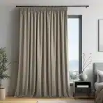 DECONOVO Zatemnitvena zavesa z nabornim trakom 175 × 300 cm - slika 2