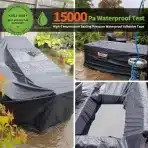 ENZENO Vodoodporno pokrivalo za vrtno pohištvo 250 × 210 × 90 cm - slika 5
