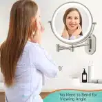 FUNTOUCH Polnilno stensko kozmetično ogledalo z osvetlitvijo - slika 6