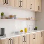 FURNIWARE Pohištveni ročaji mat črni 160 mm 10 kosov - slika 3