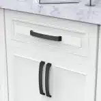 FURNIWARE Pohištveni ročaji črni 192 mm 10 kosov - slika 4