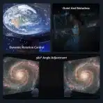 AINAEL Galaxy Projector Pro planetarij nočna zvezdna svetilka - slika 5