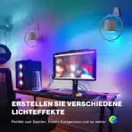 FAITHORSE Brezžična stenska LED svetilka RGB 2 kosa - slika 4