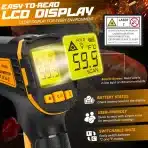SOVARCATE Infrardeči brezkontaktni termometer -50 °C do 600 °C - slika 2
