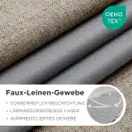 JOYDECO 100% zatemnitvene zavese 228 × 167 cm 2 kosa - slika 2