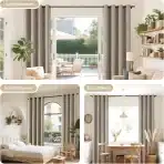 JOYDECO 100% zatemnitvene zavese 228 × 167 cm 2 kosa - slika 6