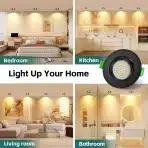 KYOTECH 6kos vgradni led reflektorji 5w, 2700K - slika 7