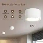 KYOTECH – nadgradni led reflektor 95 x 55 mm - 4 kosi - slika 2