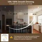 KYOTECH – nadgradni led reflektor 95 x 55 mm - 4 kosi - slika 4