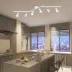 Dehobo – stropni reflektor GU10 6 svetlobnih mest - bel (brez žarnic) - slika 6
