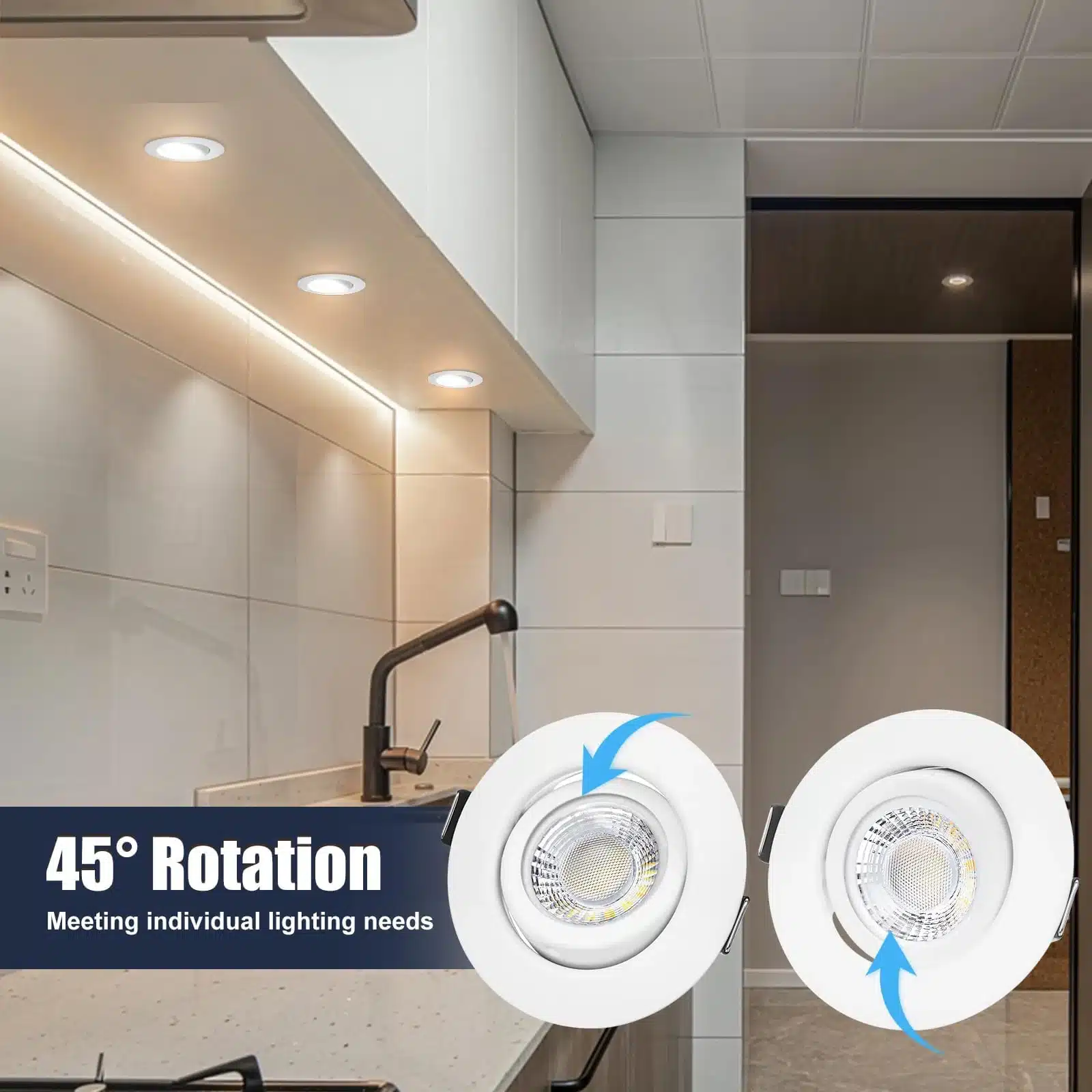 Led stropni reflektor - 6 kosov - slika 4