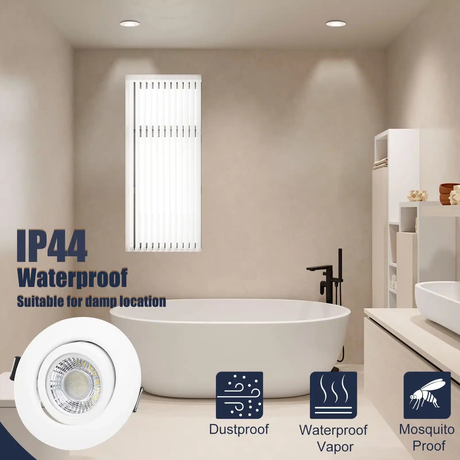 Led stropni reflektor - 6 kosov - slika 5