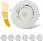 Cloksh – vgradni led reflektor 6 w 6 kosov