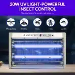 MAFITI Električni uničevalec insektov 20 W - 2 kosa - slika 3
