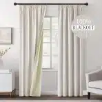 MIULEE – zatemnitvene zavese 140 x 145 cm - 2 kosa - slika 4