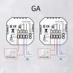 MOES WiFi sobni termostat za vodno talno ogrevanje 5A - slika 3