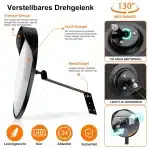 MOVELAND Prometno ogledalo 30 cm - slika 4