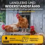 OKKÖBI – avtomatska kokošja loputa solarna - 1 kos - slika 5