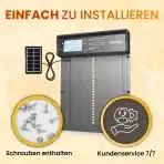 OKKÖBI – avtomatska kokošja loputa solarna - 1 kos - slika 6