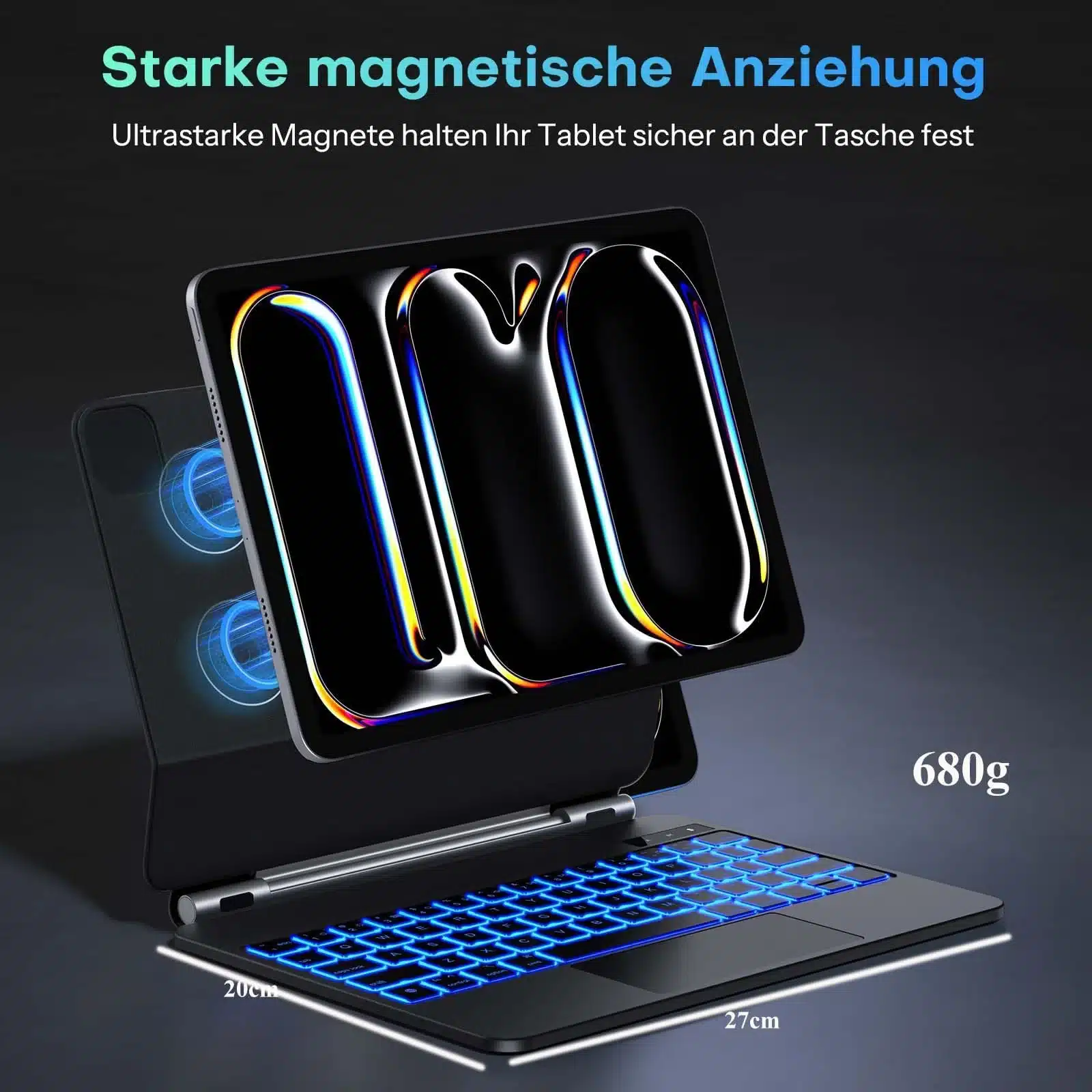OMOTON – tipkovnica za ipad pro 11 m4 - slika 7