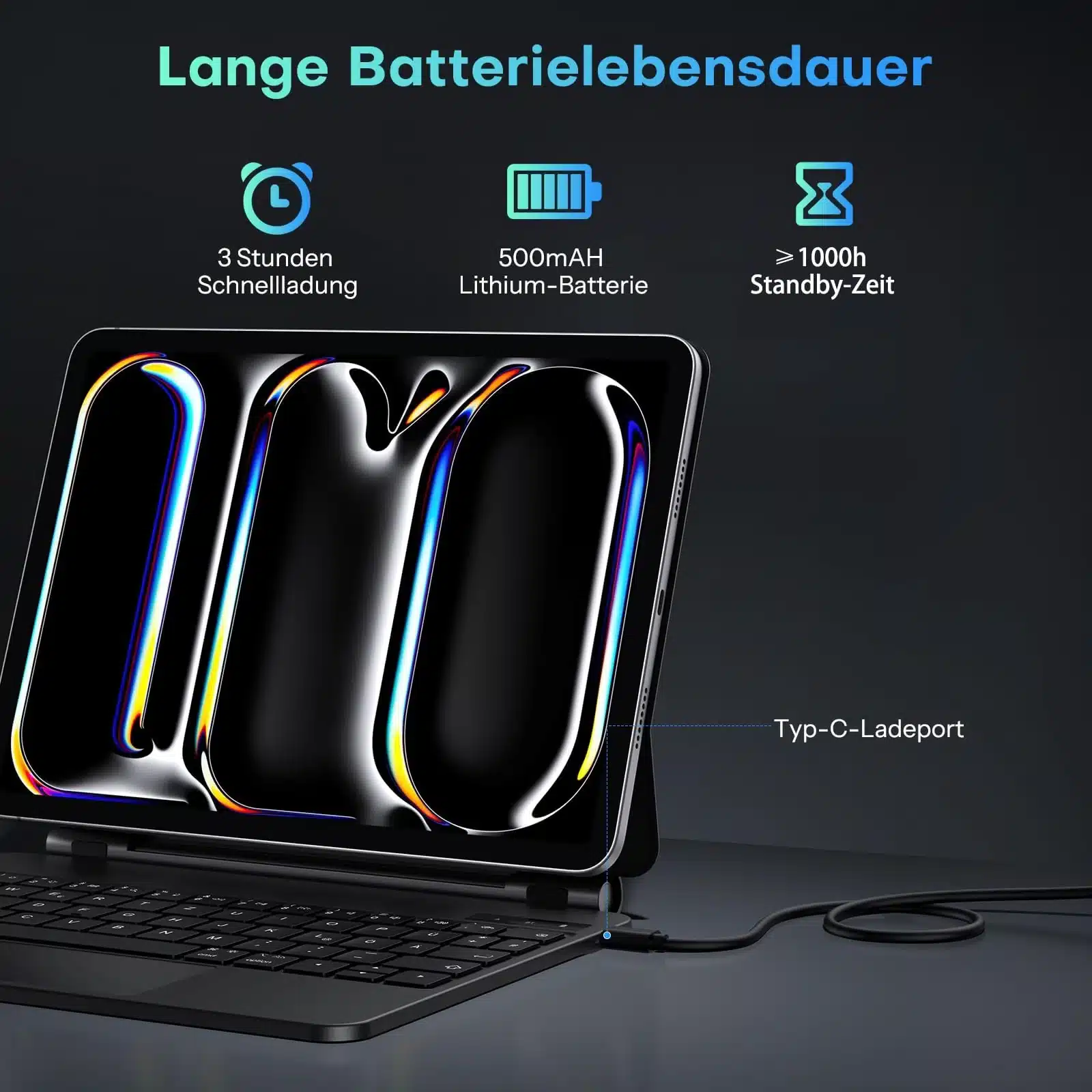 OMOTON – tipkovnica za ipad pro 11 m4 - slika 4