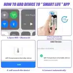 WIYETY WiFi termometer in higrometer 2 kosa - slika 3