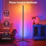 RIYO LED stoječa RGB svetilka za kot 130 cm - slika 2