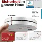 ALPENLUFT Dimni alarm z 10-letno baterijo 10 kosov - slika 2