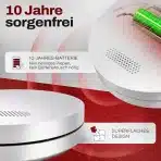 ALPENLUFT Dimni alarm z 10-letno baterijo 10 kosov - slika 3