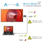 TWOZOH HDMI na VGA kabel 1 m - slika 4