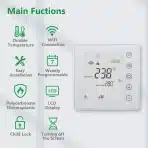 WENGART – wifi sobni termostat 24 v - 1 kos - slika 4