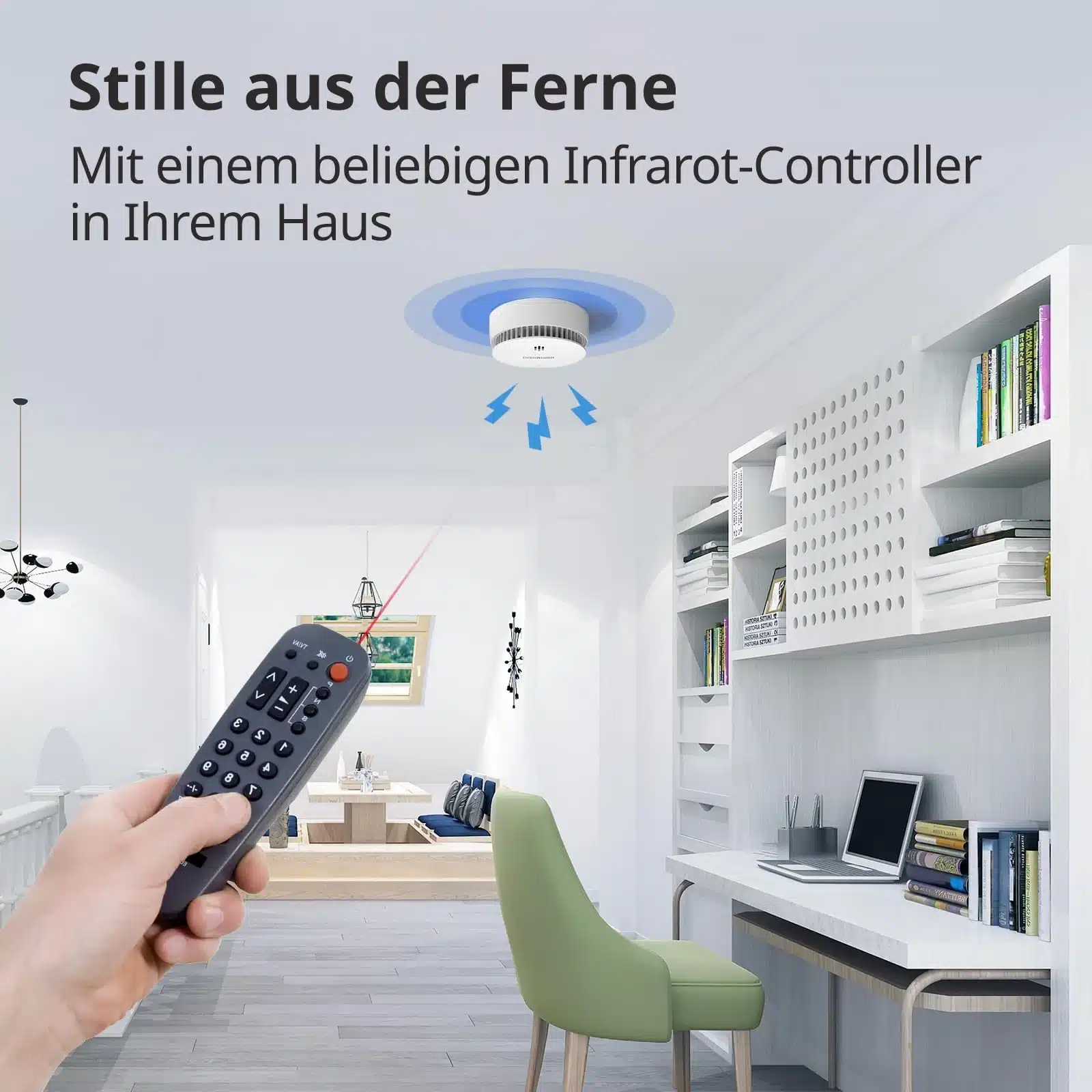 WISUALARM - povezani dimni alarmi - 5 kosov - slika 4