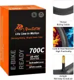 YUNSCM Zračnice za kolo 700C 35–43C AV48 mm 2 kosa - slika 6