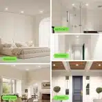 ALUSSO Vgradni reflektorji LED z nastavitvijo barvne temperature 78mm, 6 kosov - slika 7