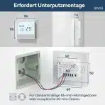 BEOK Pametni WiFi termostat za električno talno gretje - slika 2