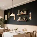 WVOPIAHY Boho stenski nosilec za sveče, abstraktni obraz - slika 2