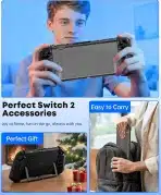 HASACOOL Zaščitni ovitek z ergonomskim oprijemom za Nintendo Switch 2 - slika 7