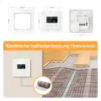 MIUCDA Pametni WLAN termostat 55 x 55 mm - slika 6