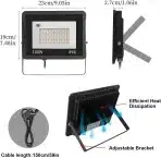 T-SUNUS RGB zunanji LED reflektor, 100 W, 2 kosa - slika 5