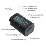 VIATOM Pametni prstni pulzni oksimeter z Bluetooth povezavo - slika 5