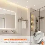 ACELIFE Vgradni LED reflektorji 7 W 950 lm 6 kosov - slika 5