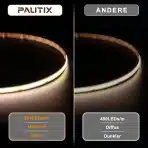 PAUTIX COB LED zatemnilni trak, 7,5 m - slika 2