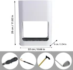 LANZLC Stojalo za dežnike s 4 razdelki - slika 3