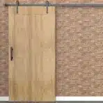 QINAIXQM Ročaj za drsna skedenj vrata, črn, 30 cm - slika 2