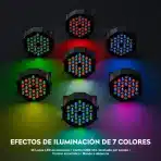 RTKTOUP 36 LED RGB odrski reflektor z daljinskim upravljalnikom - slika 4