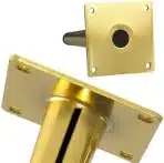 DRENKY Set 4 poševnih kovinskih nog za pohištvo, zlate, 40 cm - slika 3