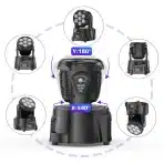 DELIBANG 7 x 15 W Moving Head Wash mini odrska luč, RGBW - slika 7
