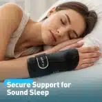 AGPTEK Opornica za zapestje za karpalni kanal, desna roka, črno-bela - slika 3