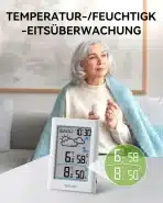 BALDR Brezžična vremenska postaja z zunanjim senzorjem, kremna - slika 4