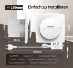 SBONNI Kopalniški ventilator s senzorjem vlage, temperature in časovnikom - slika 2